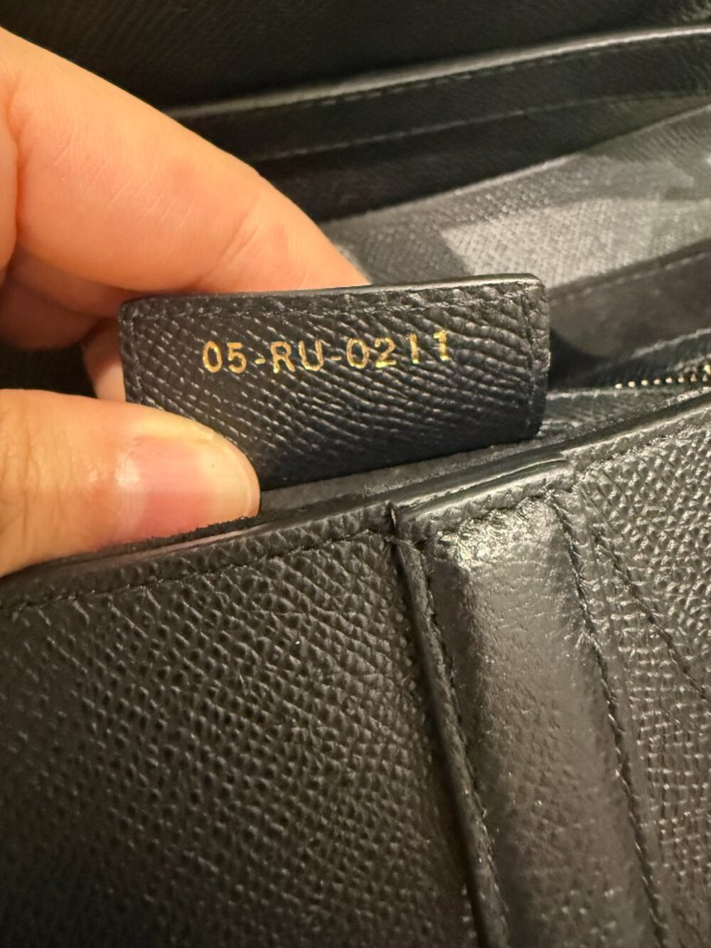 Dior Grained Calfskin Saddle Bag Black Medium - Picture 13 of 14